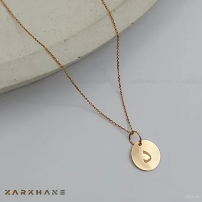 پلاک طلا حرف د