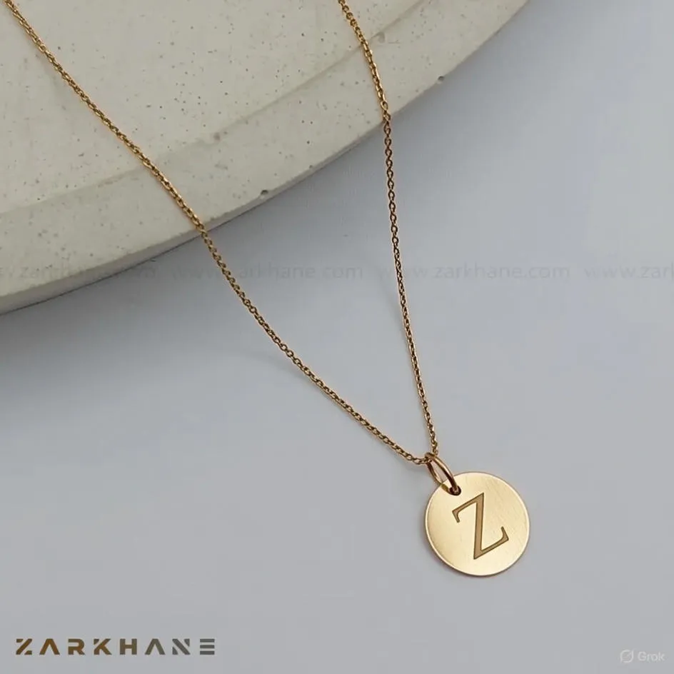 98d44f99-90fa-4f6b-b124-8e99fa5976e9 پلاک طلا حرف Z